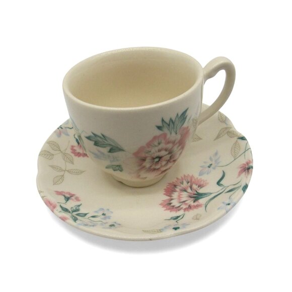 JOHNSON BROTHERS Floral Tea Cup and Saucer Sets England Vintage - Picture 7 of 12